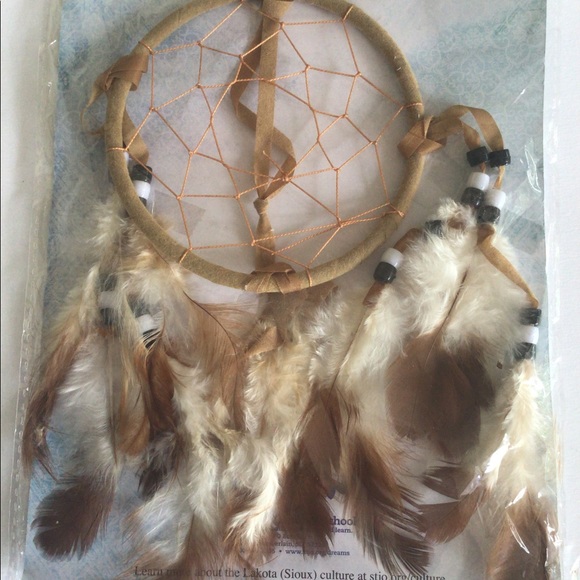 NATIVE AMERICAN FEATHER DREAM CATCHER NWT - Picture 5 of 9